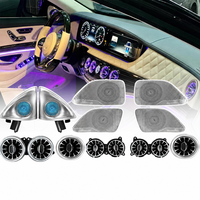Éclairage intérieur et d'ambiance pour Mercedes Classe S W222 2014-2020, haut-parleur lumineux d'ambiance pour voiture, bande lumineuse d'ambiance pour voiture