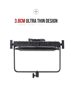 JingYing 3200k-5600k fotografía <span class=keywords><strong>bi</strong></span> color 100W cámara de vídeo DMX led tv de panel de luz con control remoto - Product Image 5