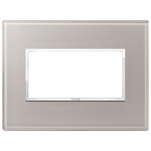 Vimar Pearl Grey Wall <b>Plate</b> 18 In Length 14.1 In Width 3.9 In Height <b>Switch</b> Cover - Product Image 1