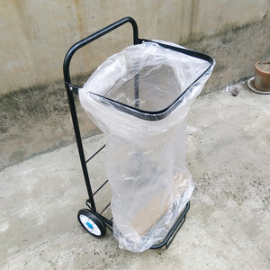 Garbage Truck <b>Cart</b> 950x440x475mm 4 Wheels Metal Frame 40kg Load Capacity Outdoor Use Hand <b>Tool</b> <b>Cart</b> - Product Image 3