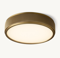 Plafonnier LED encastré en acier au design nordique, éclairage moderne rond en verre pour chambre, salon, cuisine, usine