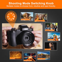 Cámara Digital sin Espejo 5K con Zoom Óptico 5x, Compacta y Portátil para TikTok, Vlogging y Fotografía, Compatible con Personalización OEM