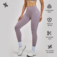 Vêtements de sport personnalisés pour la gym, pantalons de yoga, leggings de yoga pour femmes à taille haute et effet push-up