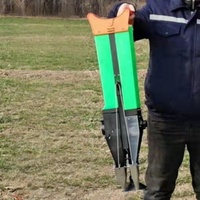Semoir multifonctionnel, petite semoir à graines, applicateur d'engrais intégré, épandeur d'engrais et de graines automatique portable
