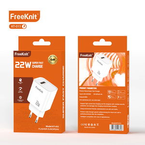 Adaptador de Corriente de Carga Rápida, Cargador de Pared de Alta Velocidad de 22W con Puerto USB <span class=keywords><strong>QC3</strong></span> para Teléfono Móvil, Enchufe Europeo - Product Image 5