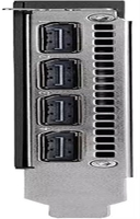 Nouvelle Carte Graphique RTX PRO 4000 Blackwell 24 Go GDDR7 ECC PCIe 5.0 X16 4x DisplayPort 2.1b Monofan pour Station de Travail IA