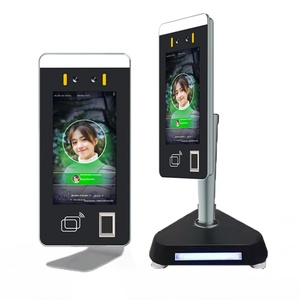 Machine de pointage des heures de travail des employés par reconnaissance faciale biométrique et lecteur d'empreintes digitales, téléchargement en temps réel, personnalisable, Wi-Fi - Product Image 1
