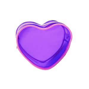 Tùy chỉnh tình yêu hình trái tim mỹ phẩm hình trụ PVC tạo nên túi nhỏ Túi mỹ phẩm PVC Quà Tặng đóng gói <span class=keywords><strong>Pouch</strong></span> nhựa đồ chơi lưu trữ túi - Product Image 4