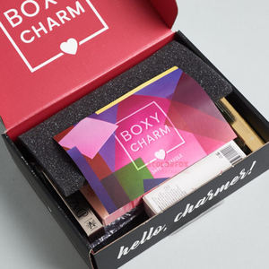 로고 포장 상자 사용자 정의 우편물 상자 남성 의류를위한 검은 단단한 판지 상자 - Product Image 5