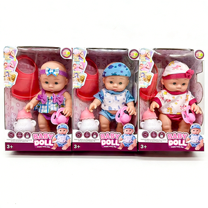 Poupée parlante de haute qualité pour bébé avec bavoir, sucette et biberon, 10 pouces, en vinyle, essentielle pour le développement de la petite enfance - Product Image 3