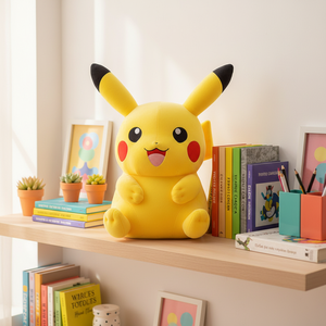 Boneka Plush Pikachu Elf Autier Asli untuk Hadiah Hari Valentine, Mainan Hewan Isi Kapas PP Super Lembut untuk Menghilangkan Stres - Product Image 6