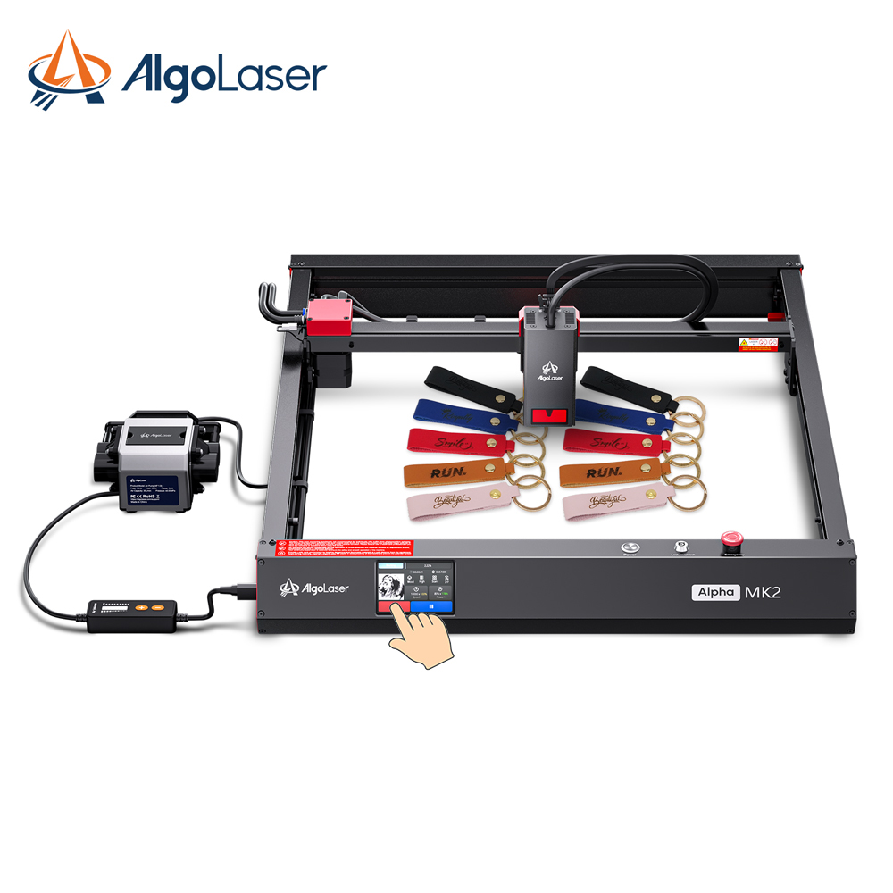 Algolaser Alpha MK2 400*410 мм большая рабочая зона 20 Вт высокомощные полупроводниковые гравировальные станки высокоточные режущие машины
