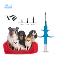 Etiqueta de Vidrio RFID para Animales, 134.2kHz FDX B, Microchip Inyectable para Ganado, Cabras, Ovejas, Sistema de Identificación de Ganado