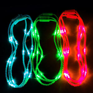 Collar de Cuentas LED Intermitentes Coloridas para Fiesta de <span class=keywords><strong>Mardi</strong></span> <span class=keywords><strong>Gras</strong></span> - Product Image 1