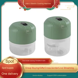 Mini Picadora de Ajo Eléctrica Inalámbrica, Procesador de Alimentos Doméstico, Picadora de Verduras, Preparador de Comida para Bebés, Herramienta para Frutas y Verduras - Product Image 3