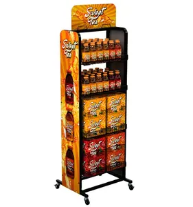 Stand Out In Retail Properties Supermarket Brand Promotional Product Display Stands Floor