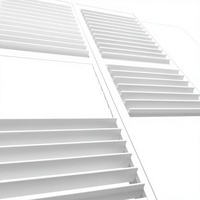 Vente en gros usine de stores de fenêtre en PVC imitation bois, style traditionnel, à ouverture horizontale, pour intérieur