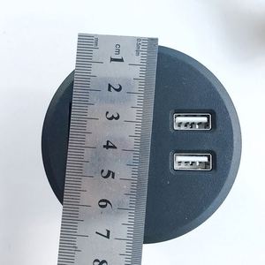 Lỗ Kích Thước 60Mm Au Lõm Vòng Grommet Máy Tính Để Bàn Ngăn Kéo Ổ Cắm Với Cổng <span class=keywords><strong>USB</strong></span> Hidden Lõm Power Strip Với <span class=keywords><strong>USB</strong></span> Cho Đồ Nội Thất - Product Image 6