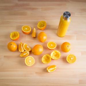 Bouteille d'<span class=keywords><strong>eau</strong></span> en verre de 1000 ml avec bouchon à vis en acier inoxydable, rechargeable pour jus - Product Image 6