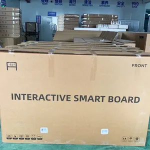 55นิ้วแบบพกพาสมาร์ทบอร์ด Interactive Digital ไวท์บอร์ด4K Lcd Interactive Whiteboard