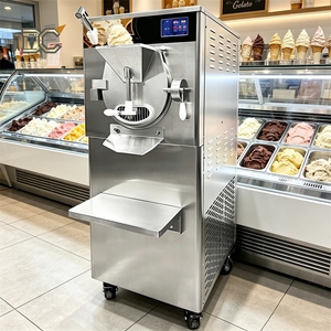 72L/H Adjustable Overrun Hard Ice Cream Maker Commercial Batch <b>Freezer</b> Gelato Making Machine With 3Hp Tecumseh Compressor - Product Image 1