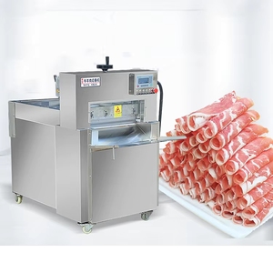 Nouvelle machine à trancher la viande automatique commerciale PF, <span class=keywords><strong>prix</strong></span> usine, 220V, épaisseur réglable, lames en acier inoxydable, 300-500kg/h - Product Image 4