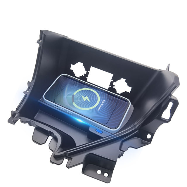 New Product Qi Wireless Fast Charger Car Wireless Phone Charger Special for Kia Kx5(left) 2015-2017