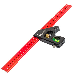 Casillas Movable Right Angle Ruler Stainless Steel 90 Degree 45 Degree Multi-functional <b>Combination</b> Woodworking Tool - Product Image 1