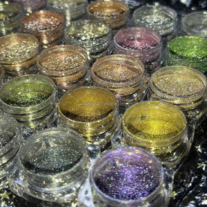 Pigments de paillettes holographiques en marque privée, paillettes métalliques en vrac, poudre de fard à paupières - Product Image 1