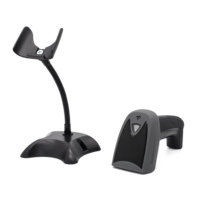 Support de lecteur de codes-barres GTCODESTAR 1D 2D filaire et sans fil, lecteur de codes QR laser