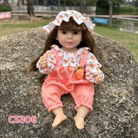 Meistverkaufte 30cm CS30 Reborn-Puppe, Simulations-Baby aus Weichem Gummi-Vinyl, 7-14 Jahre, Geschenkbox-Verpackung, Großhandel