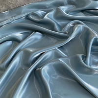Tissus d'Organza Satin Liquide Pailleté 100 % Polyester Épais Anti-Plis pour Robes de Soirée et Vêtements