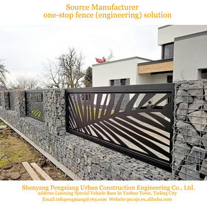 PENGXIANG – Clôture de <span class=keywords><strong>jardin</strong></span> en alliage d'aluminium, murs de sécurité extérieurs en métal pour villa/cour/portail - Product Image 5
