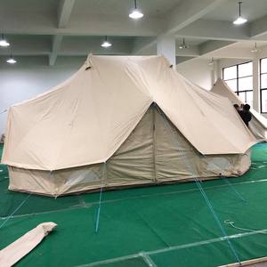 Carpa Familiar Grande de Lona con Doble <span class=keywords><strong>Techo</strong></span> para 10 Personas, Carpas de Camping, Glamping al Aire Libre, Carpa Tipo <span class=keywords><strong>Campana</strong></span> Emperador - Product Image 1