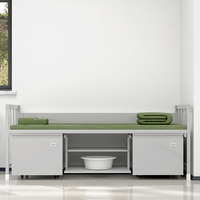 Lit simple avec cadre en acier Offre Spéciale Lit simple avec armoire sous le lit Dortoir Lit simple pour appartement