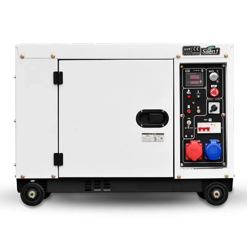 Generator NPC Soundproof Electric Power Plant Portable Super Silent Electric Air-cooled 12kVA 10kw 10 Kw Diesel Generator 10kw