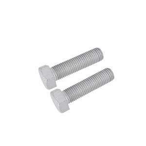 Vis à tête hexagonale DIN931 HDG, grade 10.9, filetage complet, acier au carbone M12 M16 <span class=keywords><strong>M20</strong></span> pour assemblage de bride de tour d'éolienne - Product Image 6