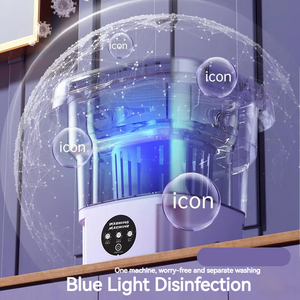 2025เครื่องซักผ้าแบบพับได้ขนาดเล็กพกพาได้เครื่องซักผ้าในครัวเรือนเครื่องซักผ้าและเครื่องอบผ้าอัตโนมัติขนาดเล็กสำหรับการเดินทางใหม่ - Product Image 3