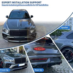 Kit de carrosserie Facelift pour Bentley Bentayga mise à niveau Larte Carbon Dry Bodykit lèvre avant diffuseur arrière aileron de toit arrière couverture de miroir - Product Image 5