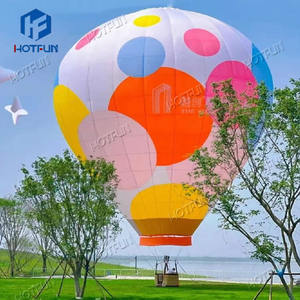 Décoration gonflable de montgolfière gonflable de grande décoration de publicité extérieure - Product Image 2