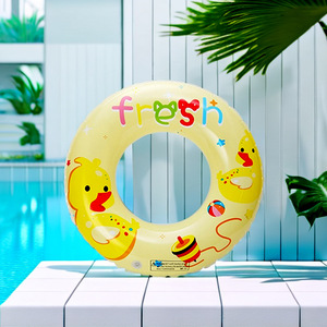 Círculo de natación de PVC para niños, fruta, tiburón, animal, anillo de natación inflable - Product Image 6