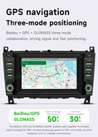 Radio para Auto Android de 7 Pulgadas BQCC, Octa DSP 32EQ, 4G, GPS, WIFI, Carplay, Android Auto, Reproductor para Auto para Mercedes Benz Clase C W203 2004-2007
