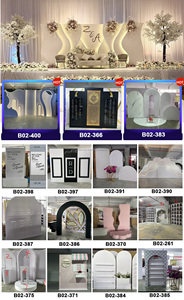 SMOOTH Sets of Perfect <b>acrylic</b> backdrop in arch shape PVC <b>white</b> <b>Acrylic</b> board Wedding Event Decoration Decor - Product Image 5