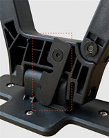 Accessoires de pieds de table réglables et détachables, pièces de pieds de meubles en plastique nylon pour table de camping-car IGT, connecteurs pour table