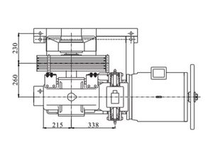 Motor de Elevador Torin, Máquina de Tracción para Elevador YJ200 YJ150 YJ250 - Product Image 3