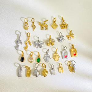 จี้เพชรซิคอนชุบทอง ราคาขายส่งแบบ B2B ทนทานต่อการกัดกร่อน คงสีได้นาน - Product Image 3
