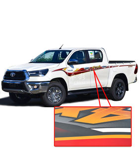 Nuevo artículo, calcomanías de <span class=keywords><strong>vinilo</strong></span> para el cuerpo del portón trasero, pegatina para coche para 2019 Hilux 4x4 2D LONG - Product Image 4