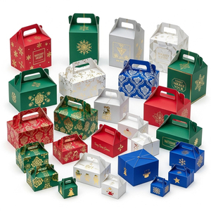 Xjy Đêm Trước Giáng Sinh Trang Trí Hộp Sang Trọng Kẹo Đáng Ngạc Nhiên Đám Cưới Có Thể Gập Lại Năm Mới Giáng Sinh Bao Bì Hộp Quà Tặng - Product Image 5