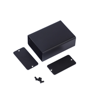 Boîtier de commande électronique OEM 60*44*23mm en alliage d'aluminium 6063-T5 anodisé extrudé IP54, petit boîtier d'amplificateur de puissance