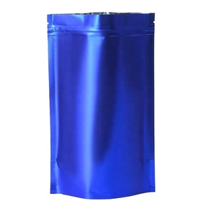 कस्टम ब्लैक मैट लीक-प्रूफ मायलर स्टैंड-अप पाउच सुरक्षित ज़िप लॉक क्रिसमस उपहार बैग दूध जेली प्रतिरोधी सुरक्षा हैक्स के लिए - Product Image 1